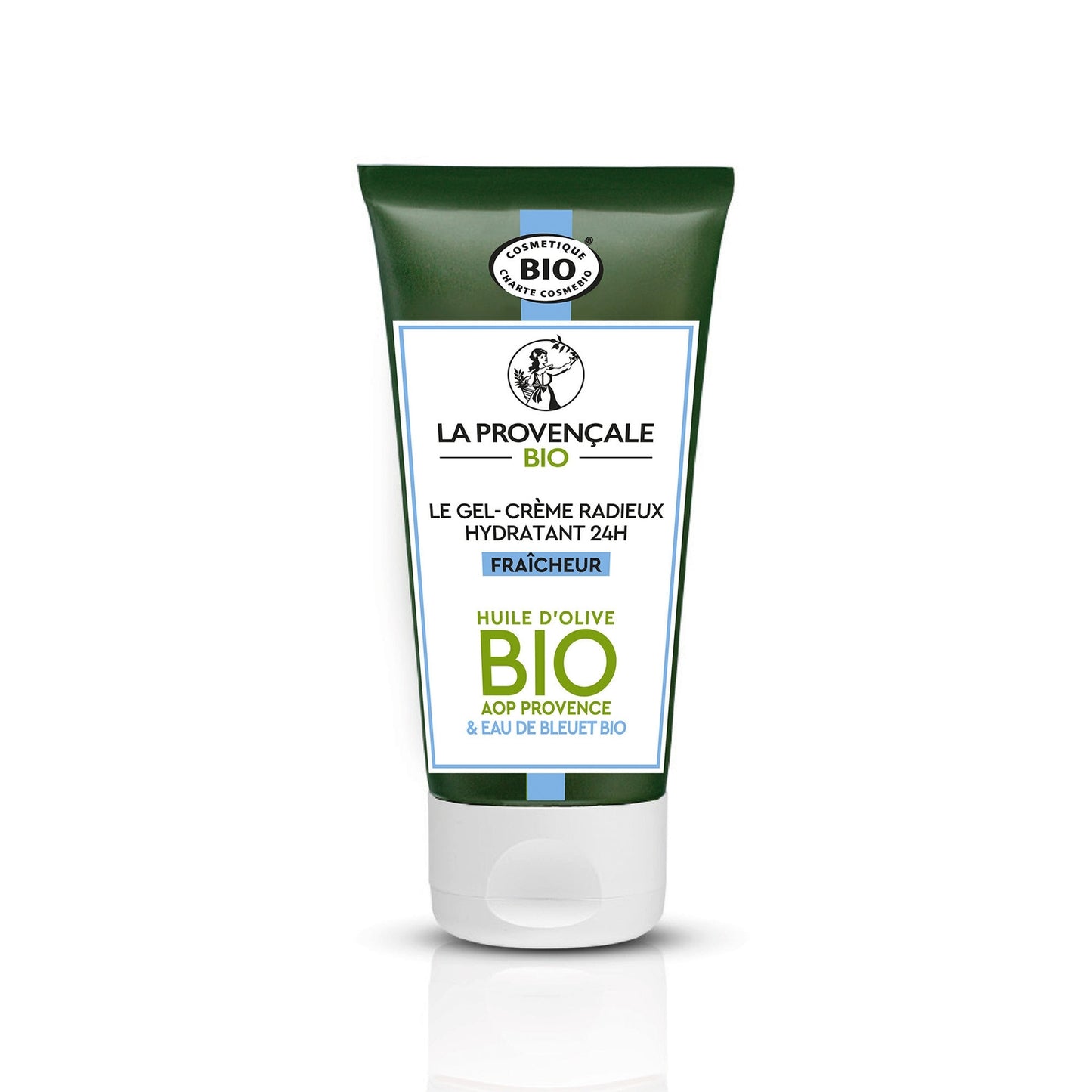 Gel crème Hydratant Visage Jour et Nuit Peau Fraîche et Lisse Non Grasse Olive et Bleuet Bio La Provençale Bio LA PROVENCALE BIO 