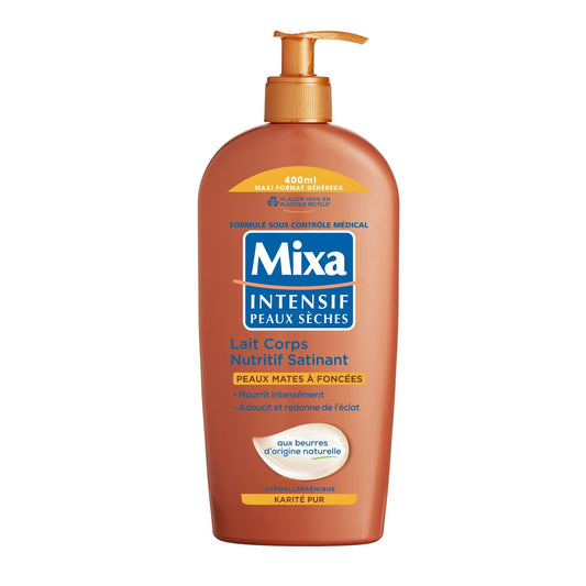 MIXA Nourishing Satin Shea Body Lotion for Dark to Medium Skin
