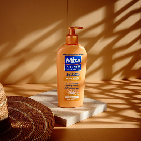 MIXA Clear Skin Sun Effect Body Lotion with Apricot and Shea Oil