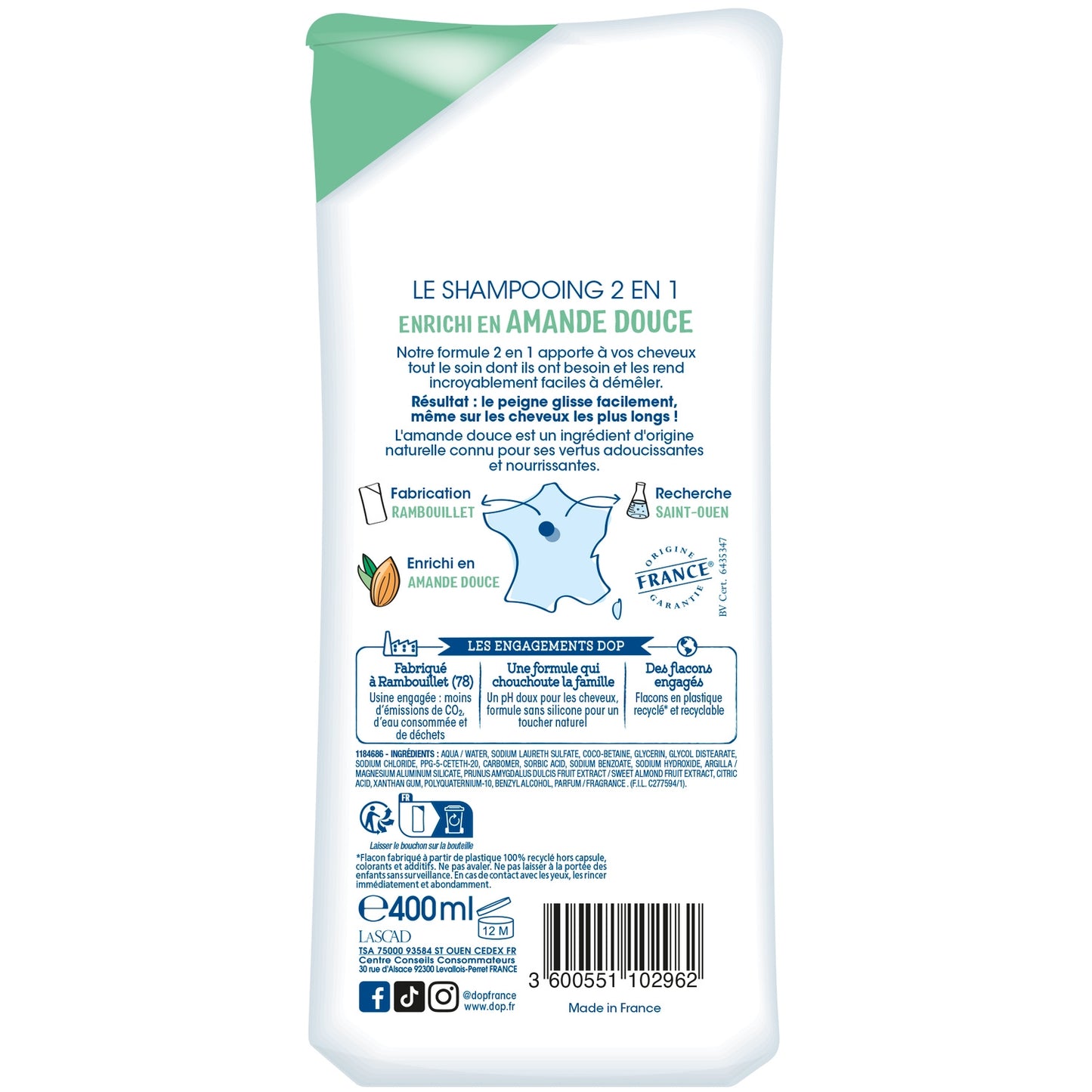 Very Gentle Almond Shampoo DOP
