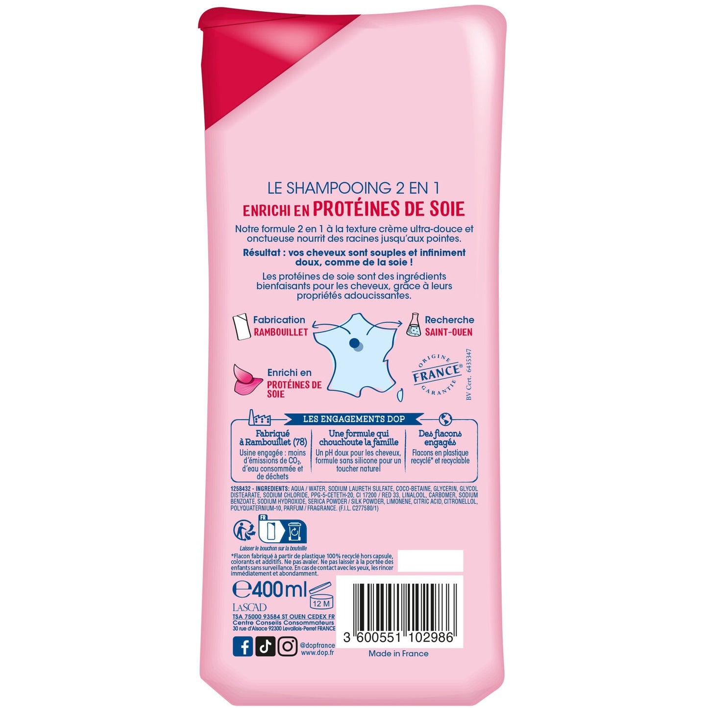 Shampoing Anti-Traces Ice Fresh DOP