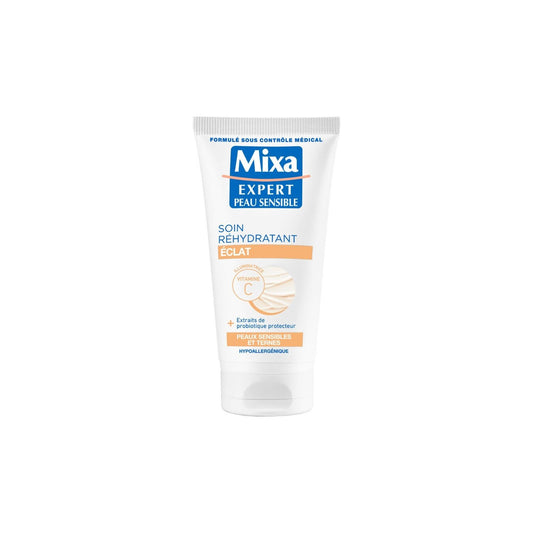 Crème Soin Corps Réhydratant Eclat pour Peau Sensible & Terne MIXA