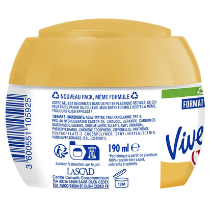 Gel Coiffant Fixation Forte Force 6 aux Vitamines VIVELLE DOP