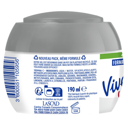 Gel Coiffant Invisible Fixation Force 7 aux Vitamines VIVELLE DOP