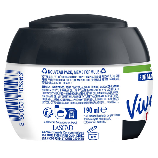 Gel Coiffant Turbo Fixation Force 8 aux Vitamines VIVELLE DOP