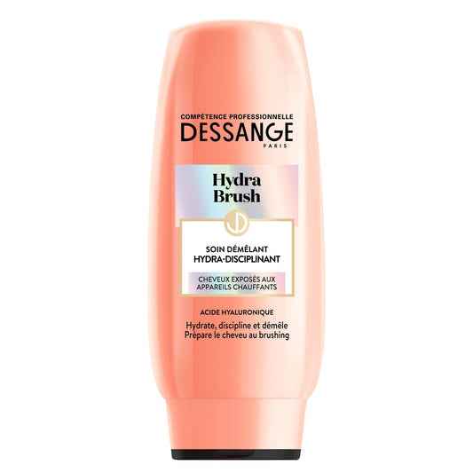 Après-Shampoing Hydratant Démêlant Cheveux Indisciplinés Acide Hyaluronique Hydra Brush Sans Silicone DESSANGE le flacon de 200mL