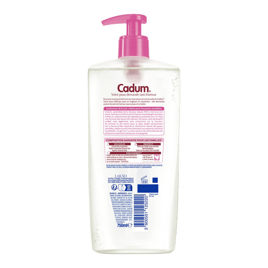 Hypoallergenic Body and Hair Shower Gel Sulfate-Free Chamomile CADUM