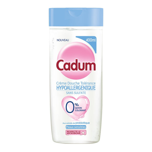 CADUM Hypoallergenic Tolerance Shower Gel for Sensitive Skin