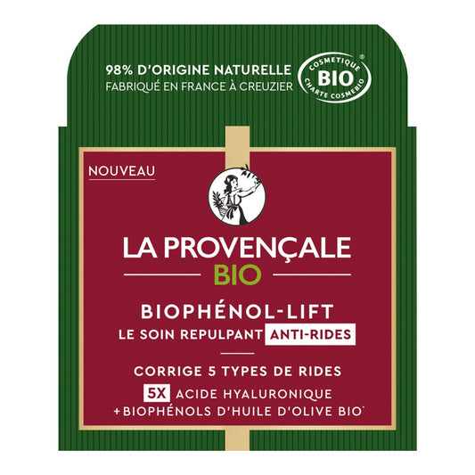 Crème Visage Jour Biophenol Lift Anti Rides LA PROVENCALE BIO le pot de 50ml