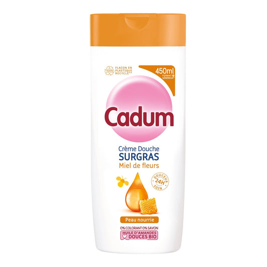 CADUM Flower Honey Shower Gel and Surgras Shower Cream