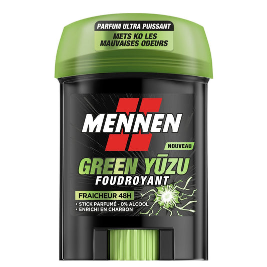 Déodorant Stick Homme Green Yuzu MENNEN le stick