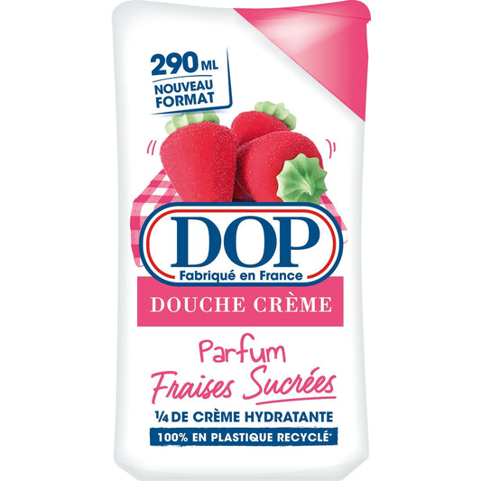 Shower Gel Cream Strawberry Scent 1/4 of DOP Moisturizing Cream