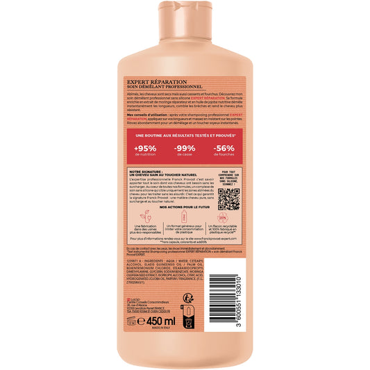 Conditioner Detangling Treatment for Damaged, Brittle and Split Ends Hair, Moringa &amp; Jojoba Oil, F.PROVOST