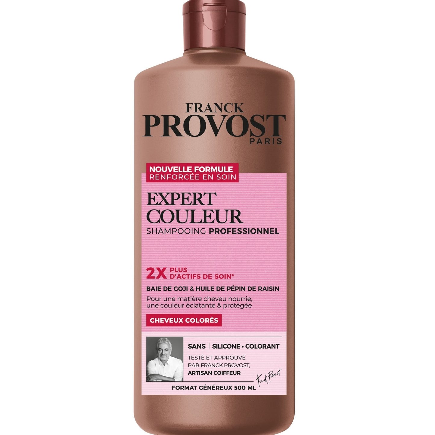 Shampoo for Colored Hair with Goji Berry and Grape Seed Oil and Coloring by FRANCK PROVOST