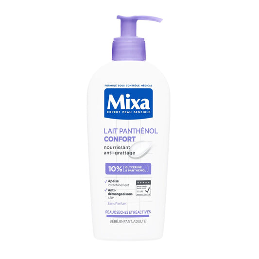 Lait Corps Anti-Démangeaisons Panthénol Confort MIXA le flacon de 250ml