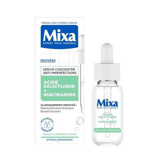 Soin Visage Anti-Imperfections Niacinamide MIXA le flacon de 30mL
