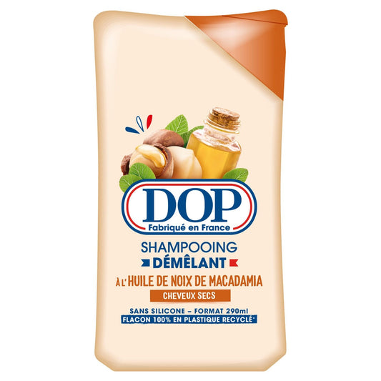 Shampoing Démêlant Cheveux Secs Huile de Noix de Macadamia DOP le flacon de 290mL