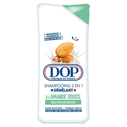 Shampoing Démêlant Tous Types de Cheveux Amande Douce DOP le flacon de 400mL