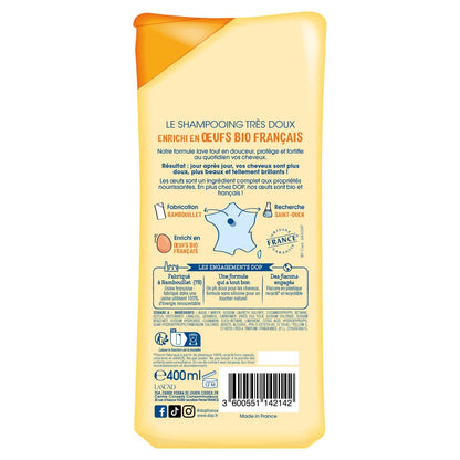 Shampoing Fortifiant Tous Types de Cheveux aux Œufs DOP