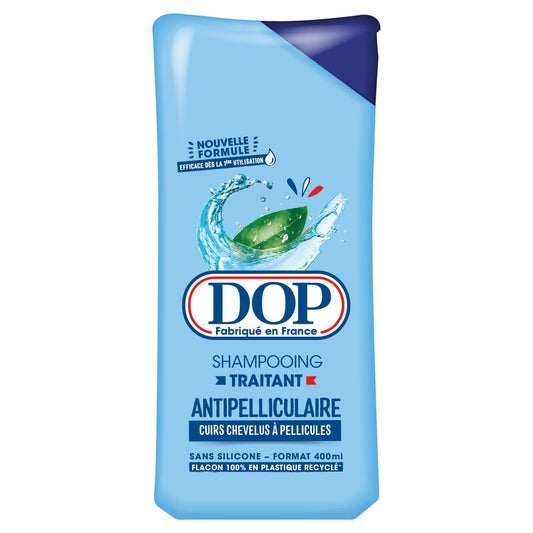 Shampoing Traitant Antipelliculaire Cuirs Chevelus à Pellicules DOP le flacon de 400mL