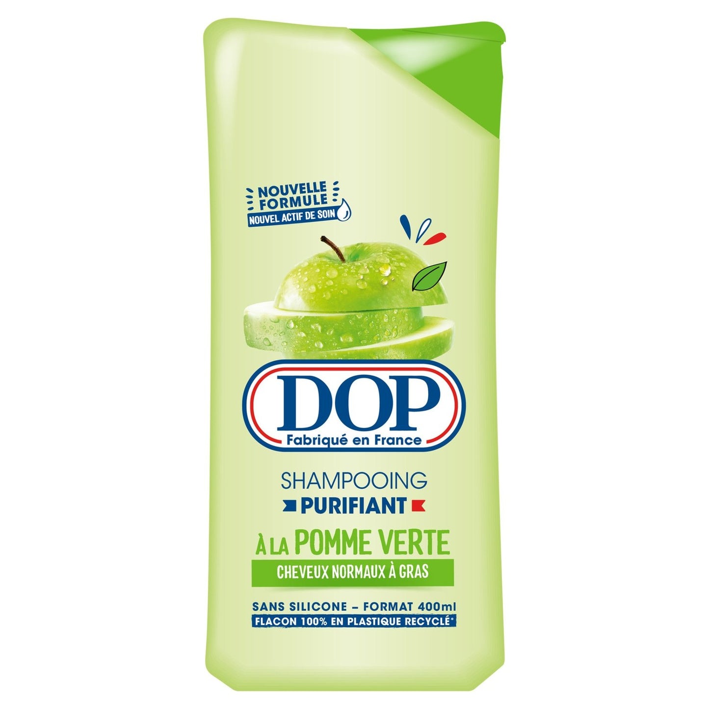 Shampoing Purifiant Cheveux Normaux à Gras Pomme Verte DOP le flacon de 400mL