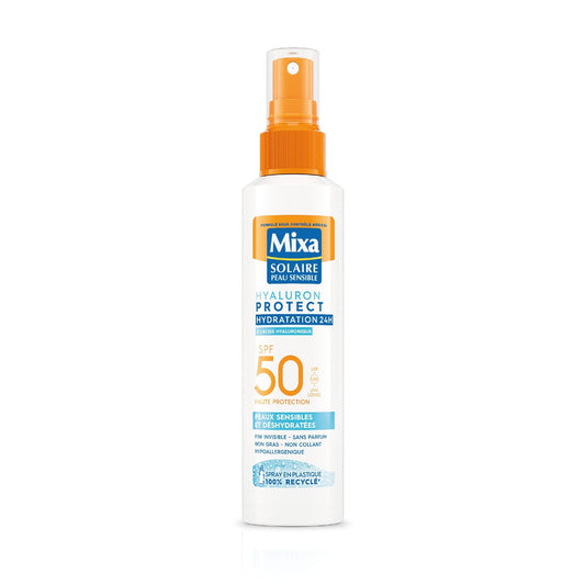 Crème Solaire Spray Corps Enfant Spf 50+ Hyaluron Protect MIXA le flacon de 150mL