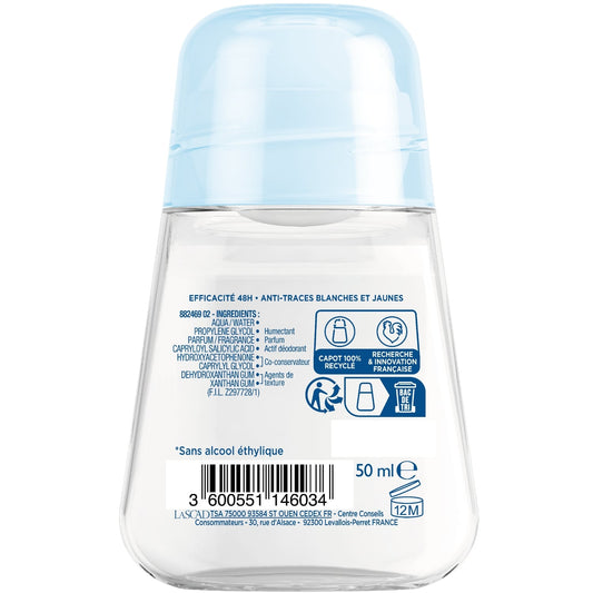 Déodorant bille Anti-traces 0% Alcool Invisible NARTA 