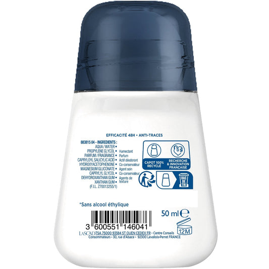 NARTA HOMME Men's Anti-Odor Roll-On Deodorant Magnesium Protect Invisible