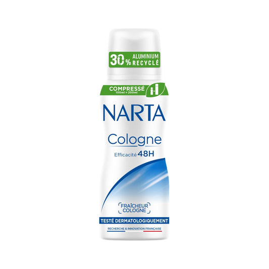 NARTA 48h Compressed Cologne Spray Deodorant