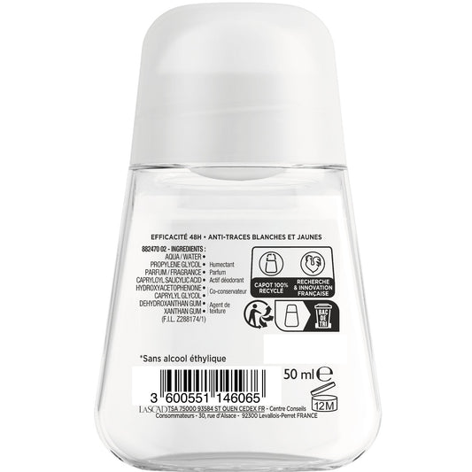 Invisimax NARTA HOMME Hypoallergenic Anti-Trace Roll-On Deodorant for Men