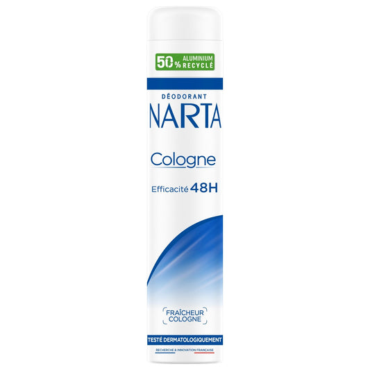 NARTA Antiperspirant Deodorant Spray Freshness Cologne 48h Effectiveness