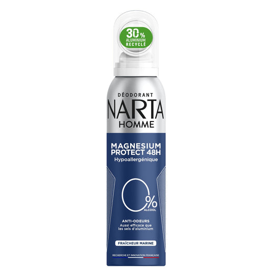 NARTA HOMME Men's Magnesium Protect Marine Freshness Spray Deodorant