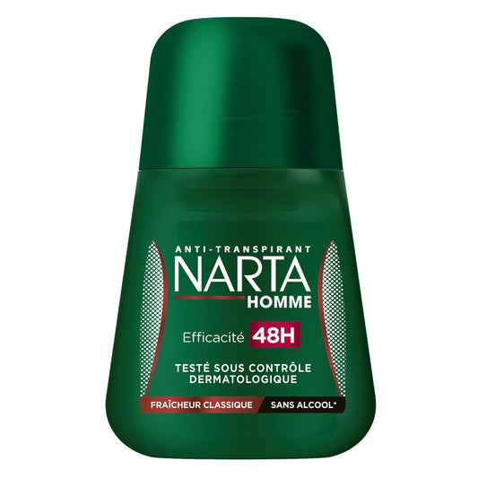 Déodorant Bille Homme Fraîcheur Classique NARTA HOMME le roll-on