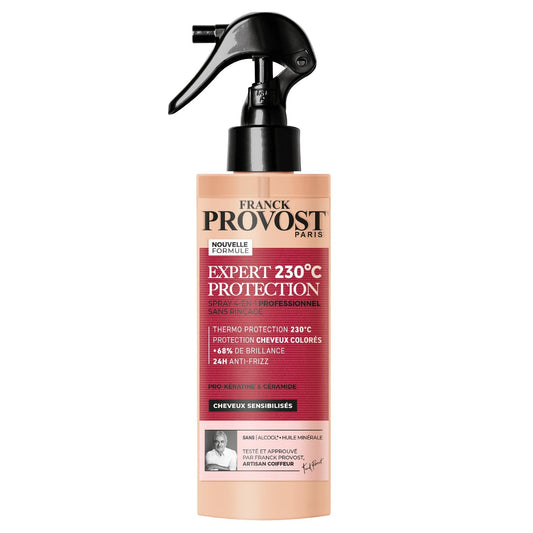 Shampoing Cheveux Sensibilisés Protection Thermique Pro-Kératine et Céramide FRANCK PROVOST le flacon de 190mL