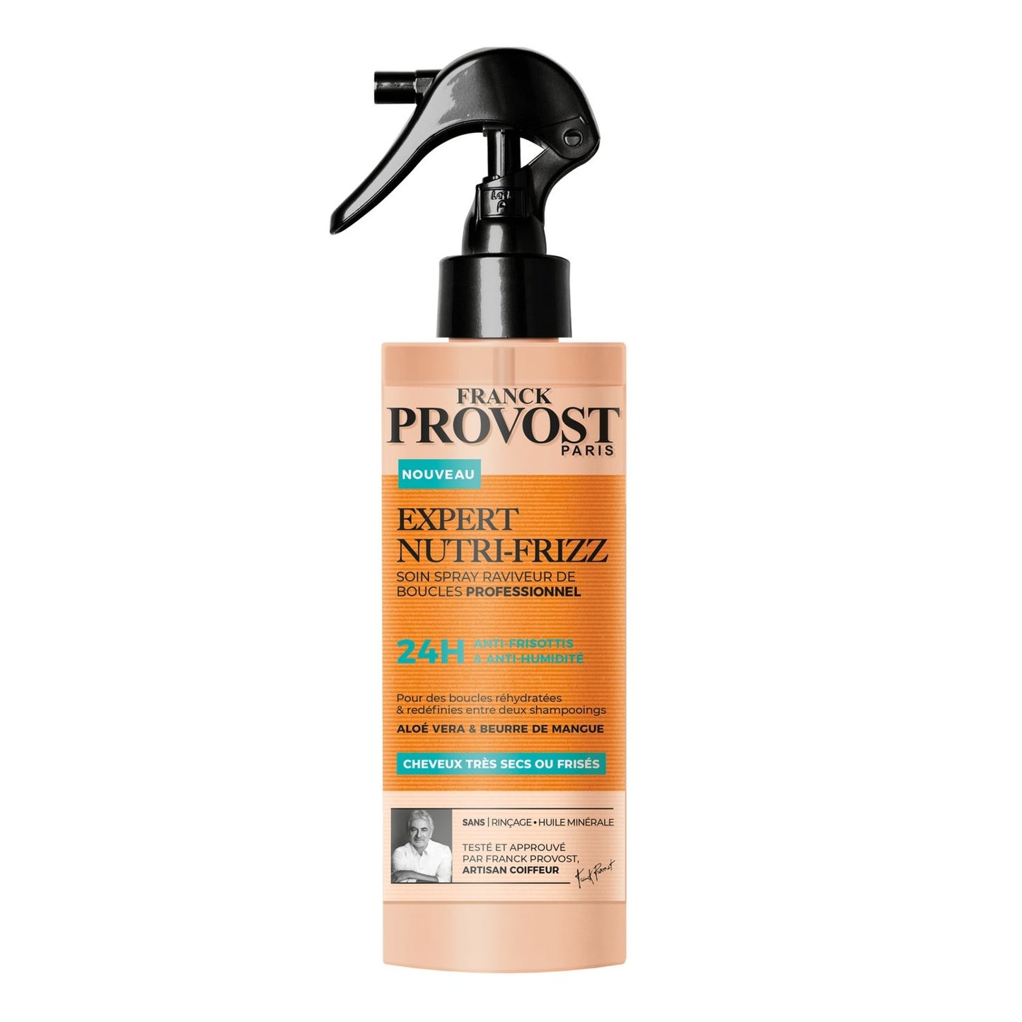 Anti-Frizz Treatment for Very Dry or Curly Hair Aloe Vera and Mango Butter FRANCK PROVOST