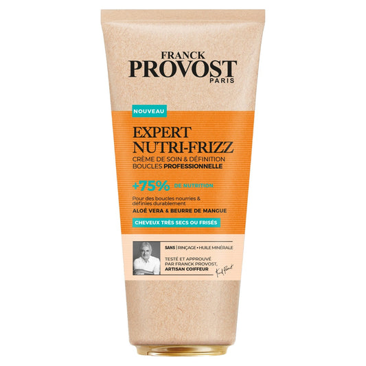 Crème Cheveux Nutri-Frizz Aloé Vera et Beurre de Mangue FRANCK PROVOST le flacon de 200mL