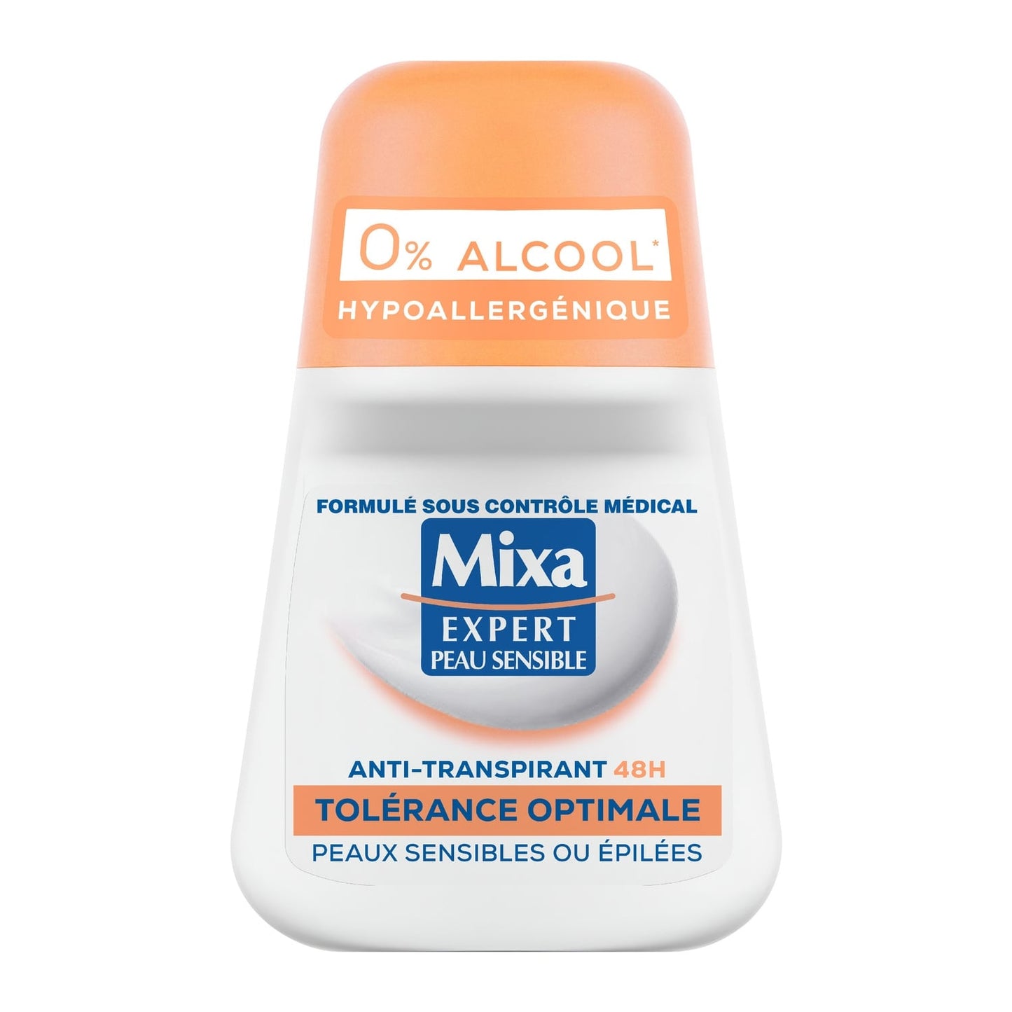 Déodorant bille Anti-Transpirant 48H Tolérance Optimale MIXA 