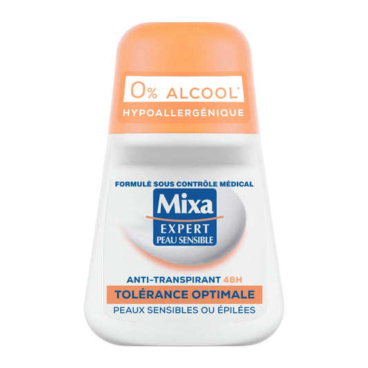 Déodorant bille Anti-Transpirant 48H Tolérance Optimale MIXA 