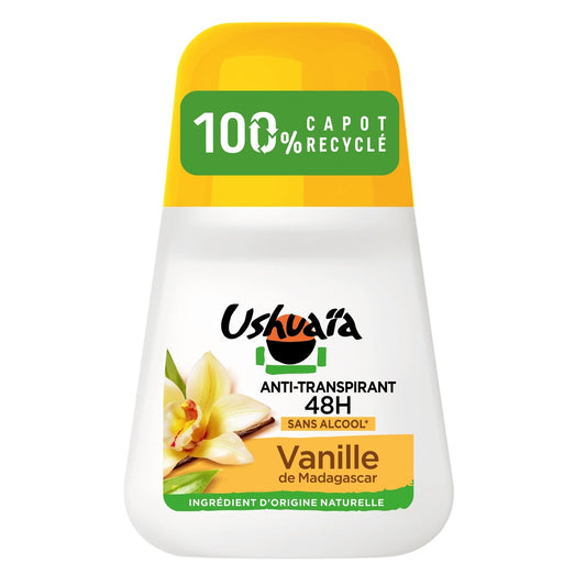 Déodorant Bille Anti-Humidité Anti-Odeur 48h Vanille USHUAIA le roll-on