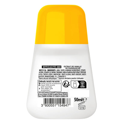 USHUAIA Vanilla 48h Anti-Feuchtigkeit Anti-Geruch Roll-On Deodorant