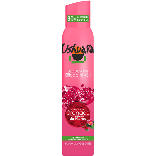 Déodorant spray Efficacité 48h Grenade USHUAIA 