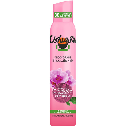 Déodorant spray Efficacité 48h Orchidée USHUAIA 