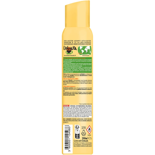 Déodorant spray Efficacité 48h Anti-traces Vanille USHUAIA 