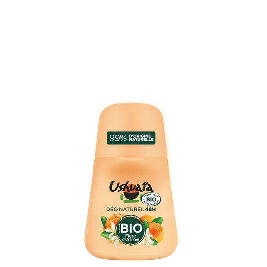 Déodorant Bille Bio 48h Fleur d'Oranger USHUAIA le roll-on