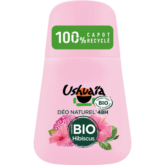 Déodorant Bille Bio Hibiscus USHUAIA le roll-on