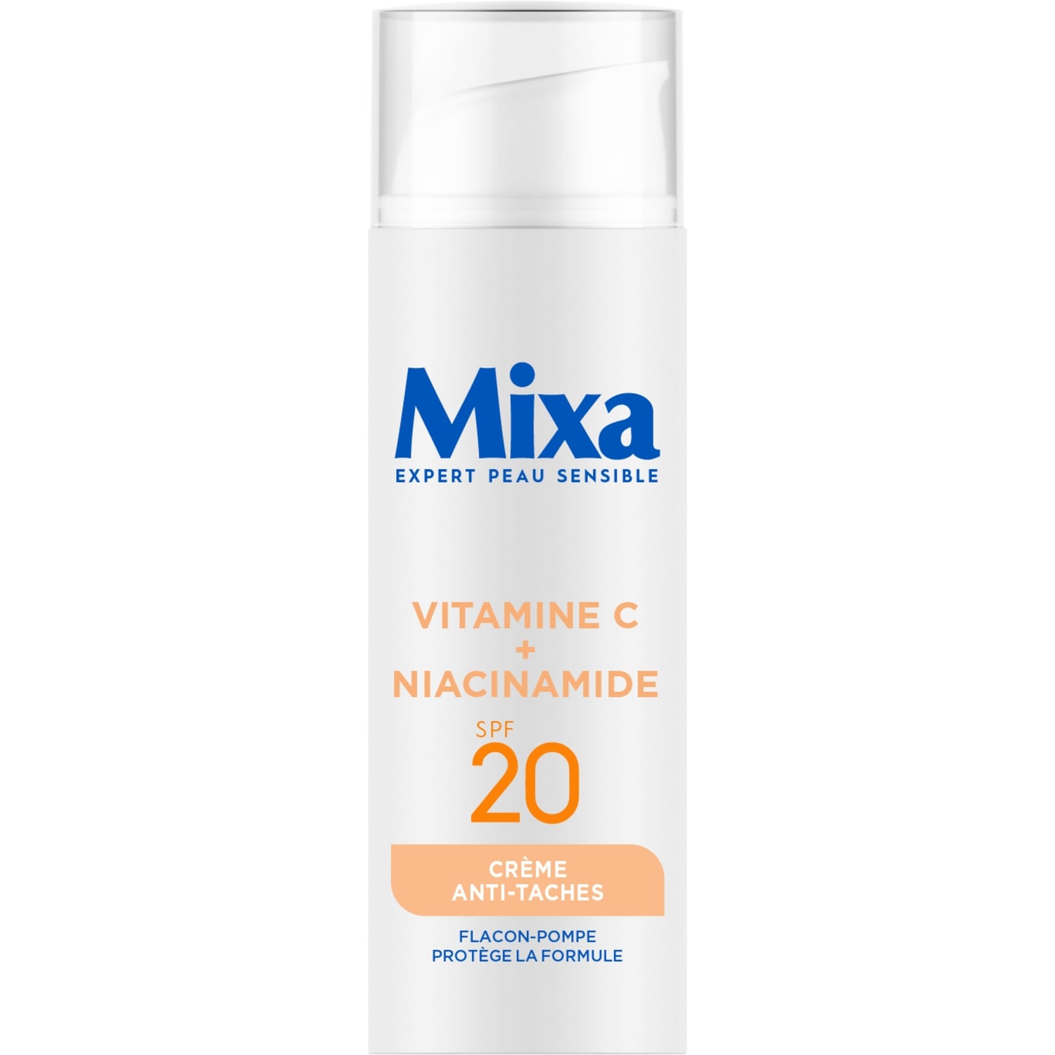 Crème Anti-tâches Corps Teint Irregulier Vitamine C Niacinamide SPF20 MIXA 