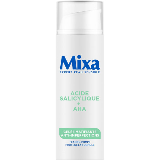 Gelée Matifiante Anti-Imperfections Visage Acide Salicylique et Aha MIXA 