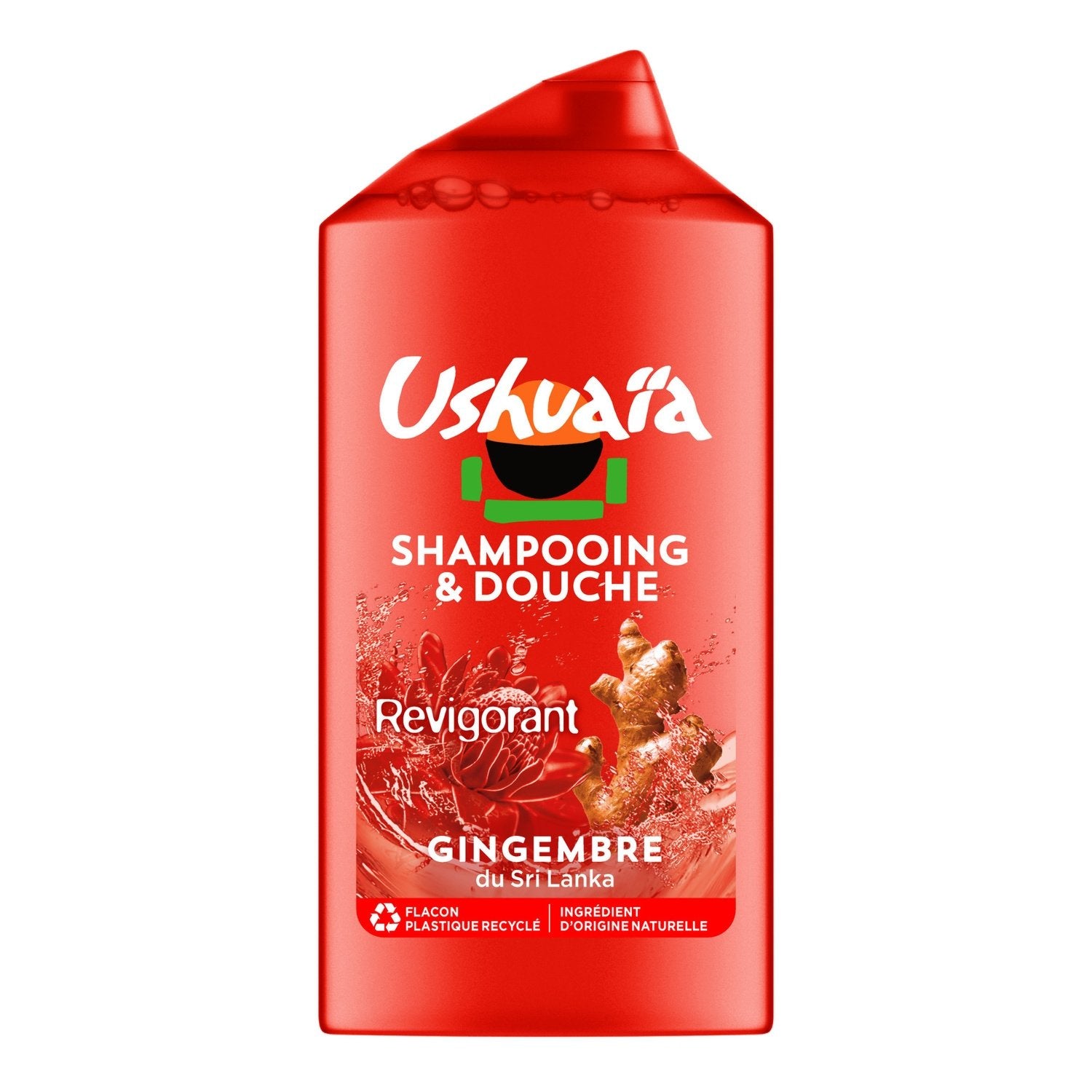 Gel Douche Revigorant Gingembre USHUAIA le flacon de 300mL