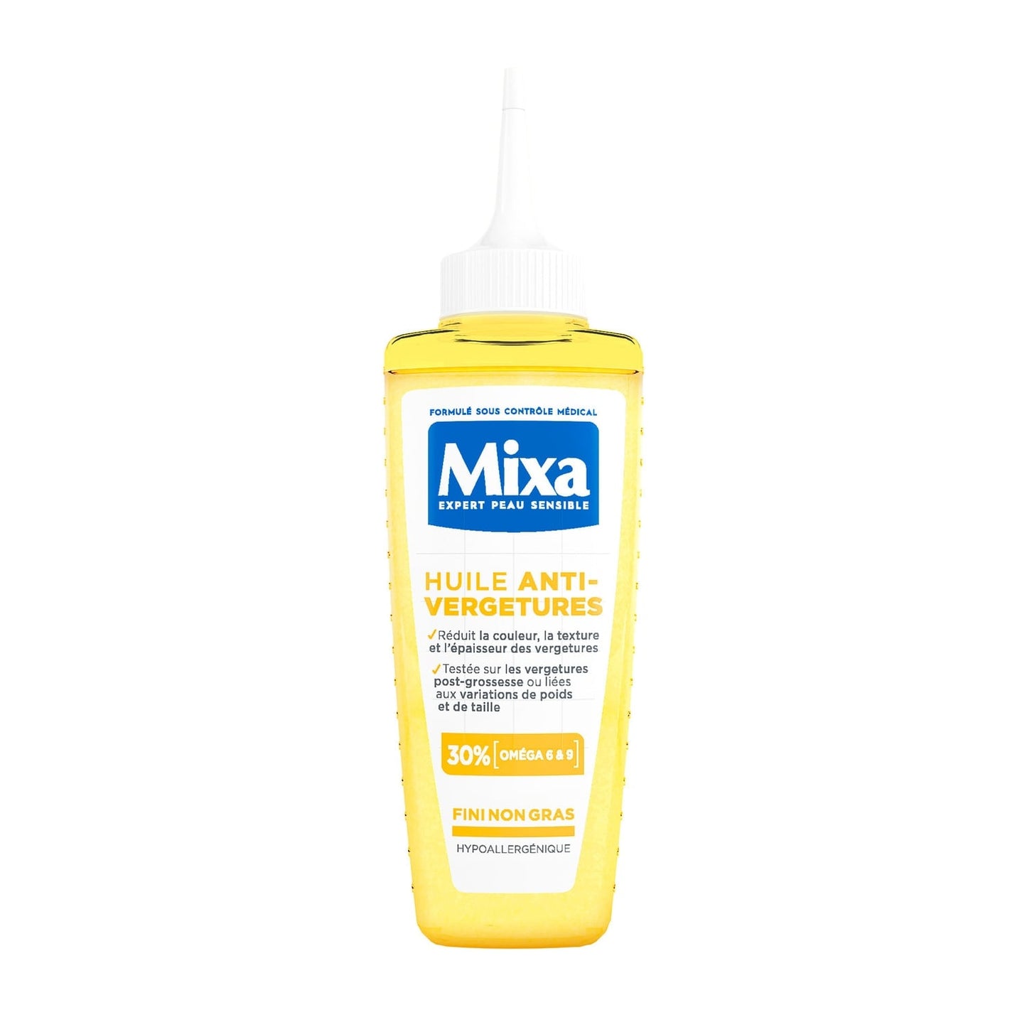 Huile Anti-Vergetures Omega 6 Omega 9 Peau Sensible MIXA 