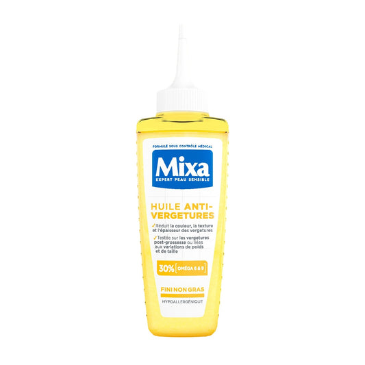 Huile Anti-Vergetures Omega 6 Omega 9 Peau Sensible MIXA 